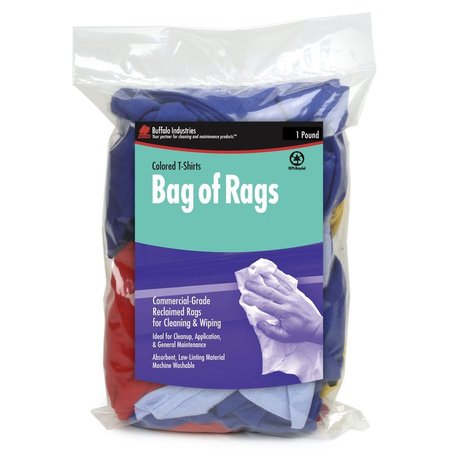 BUFFALO WIPING RAGS ASSRT 1LB 10081